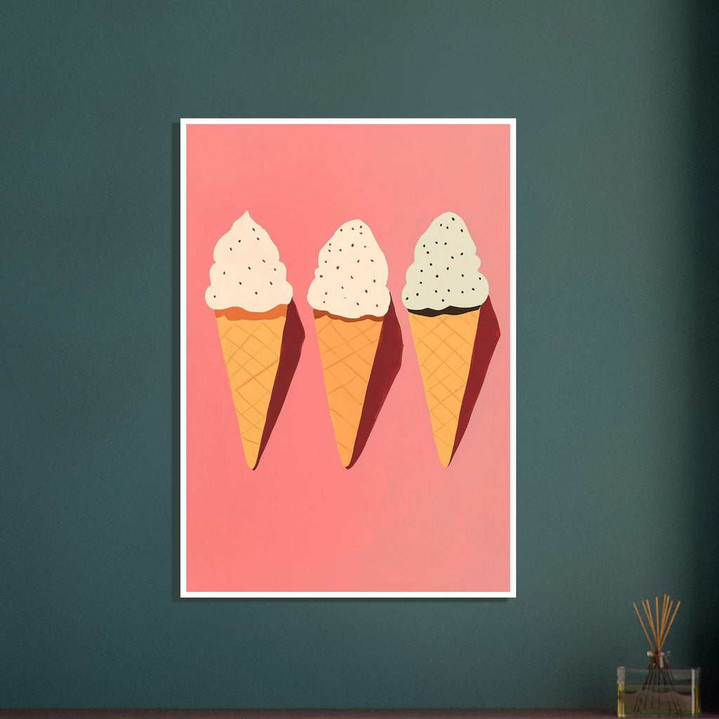 wild animal art print for the living room, soft painterly artwork on matte paper