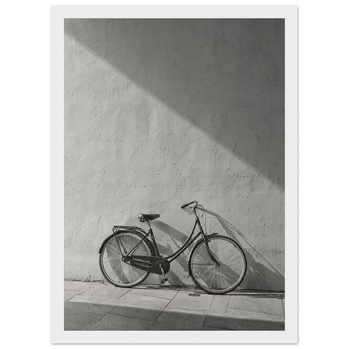 Bicycle Black And White Art Print – Framed