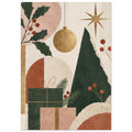 original abstract composition art print for the living room, soft painterly artwork on matte paper