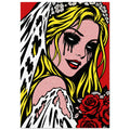 (4) art print for the living room, soft painterly artwork on matte paper