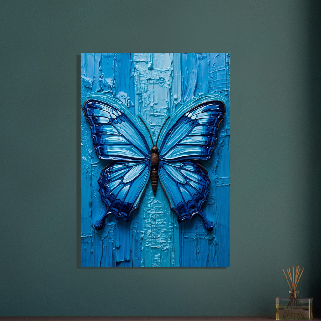 butterfly art print for the bedroom, soft painterly artwork on matte paper