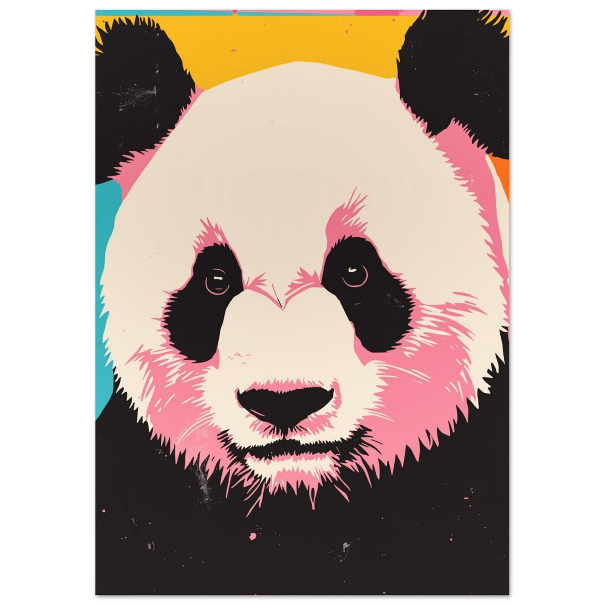 Panda Portrait Art Print