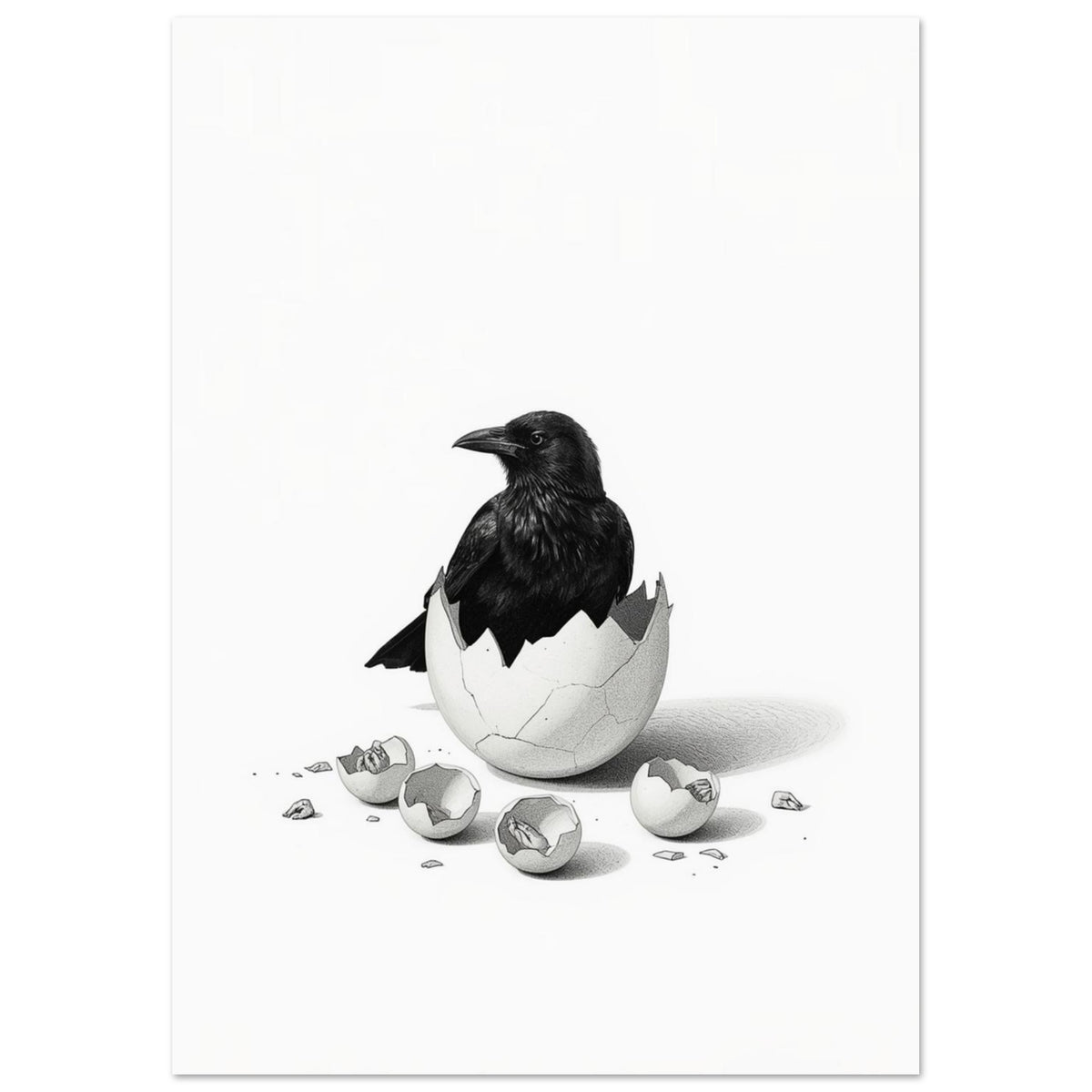 Quiet Raven Art Print