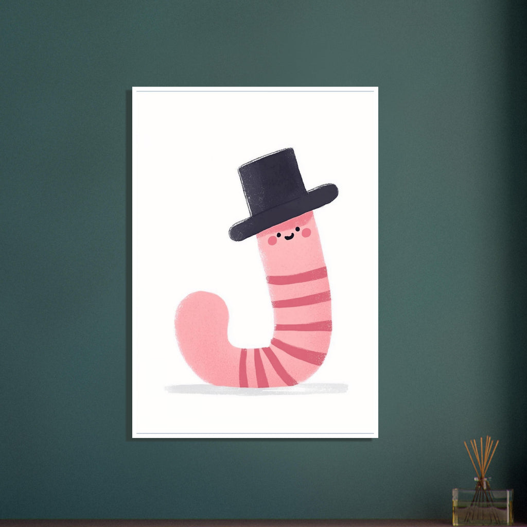 wild animal art print for the living room, soft painterly artwork on matte paper