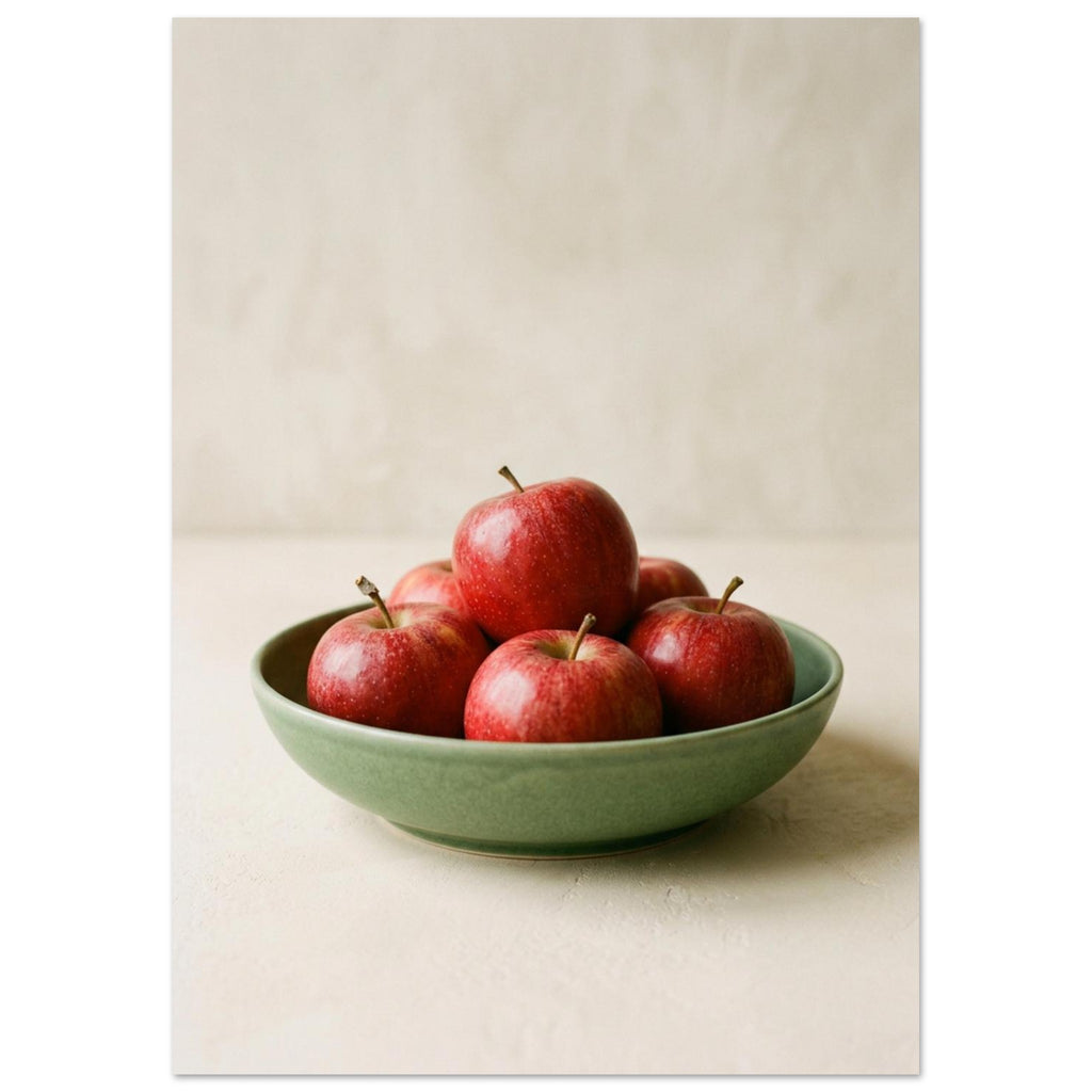 Red Apples Still Life – photography wall art print by Printavelle – close-up