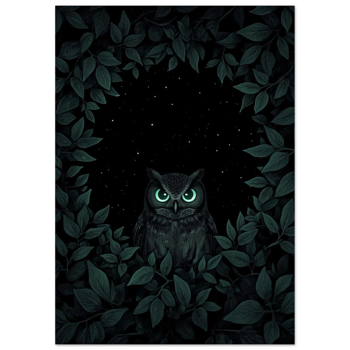 Owl in Soft Light Art Print
