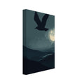 small garden bird art print for the kitchen, soft painterly artwork on matte paper