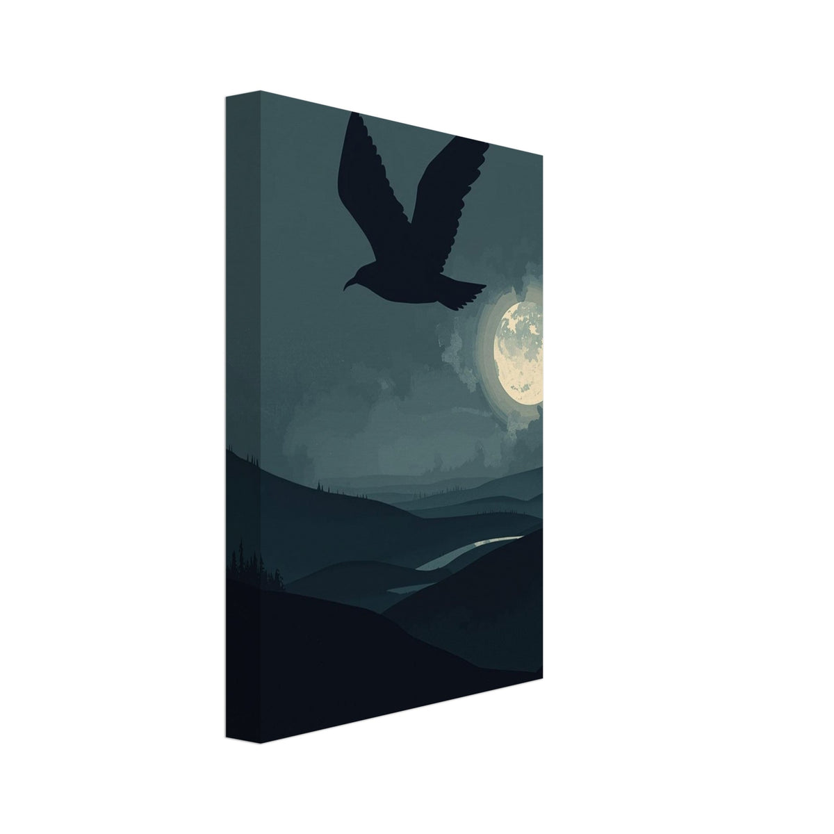 small garden bird art print for the kitchen, soft painterly artwork on matte paper
