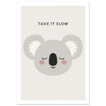 wild animal art print for the living room, soft painterly artwork on matte paper