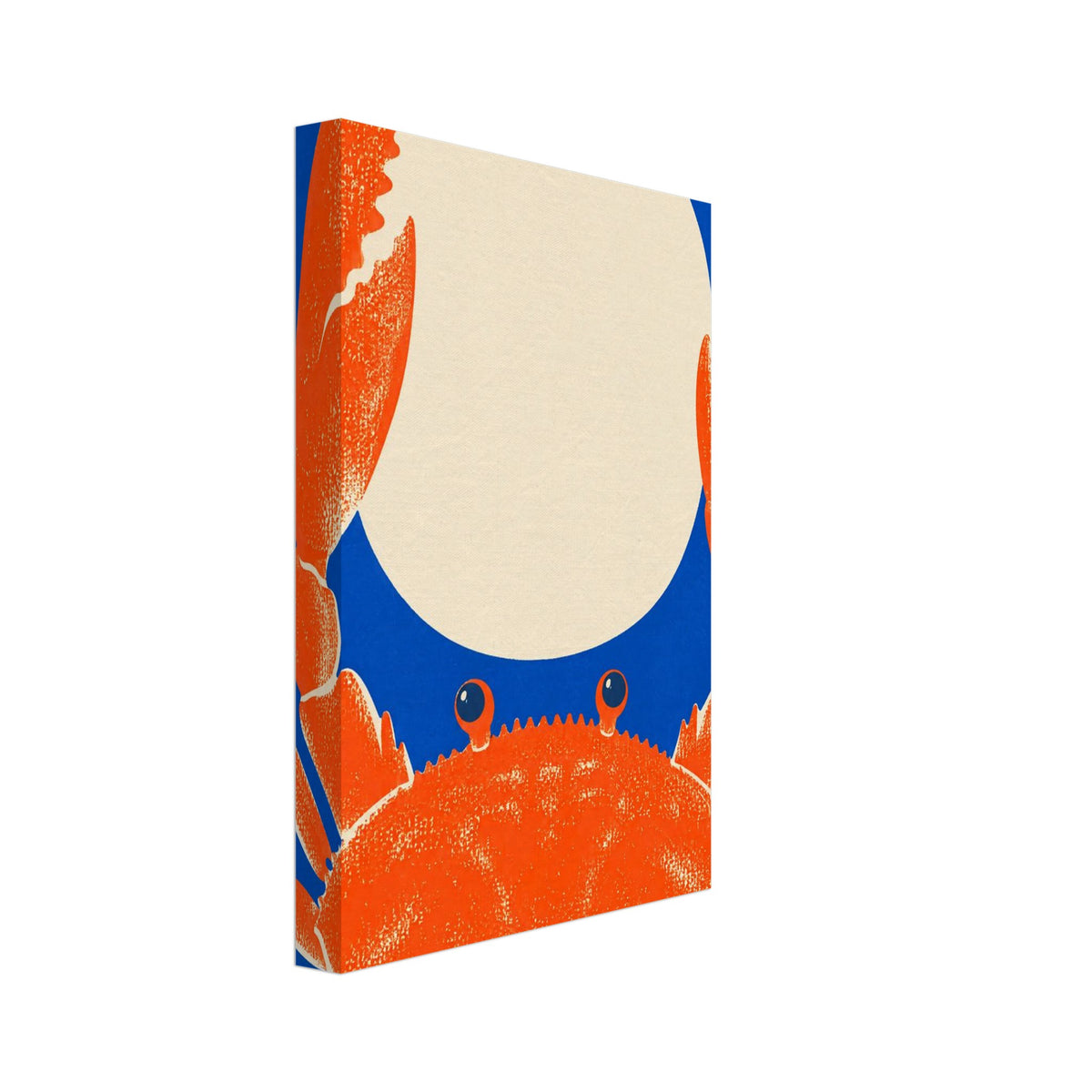 Orange Crab Graphic Art Print – Canvas