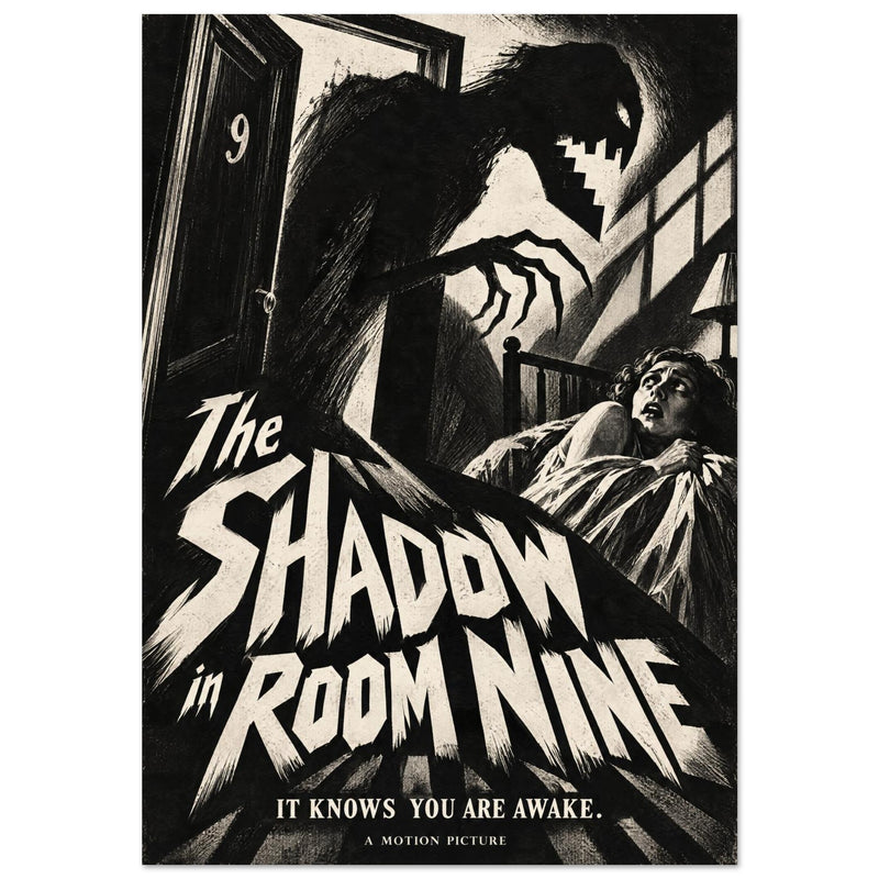 Shadow Monster Vintage Horror Poster