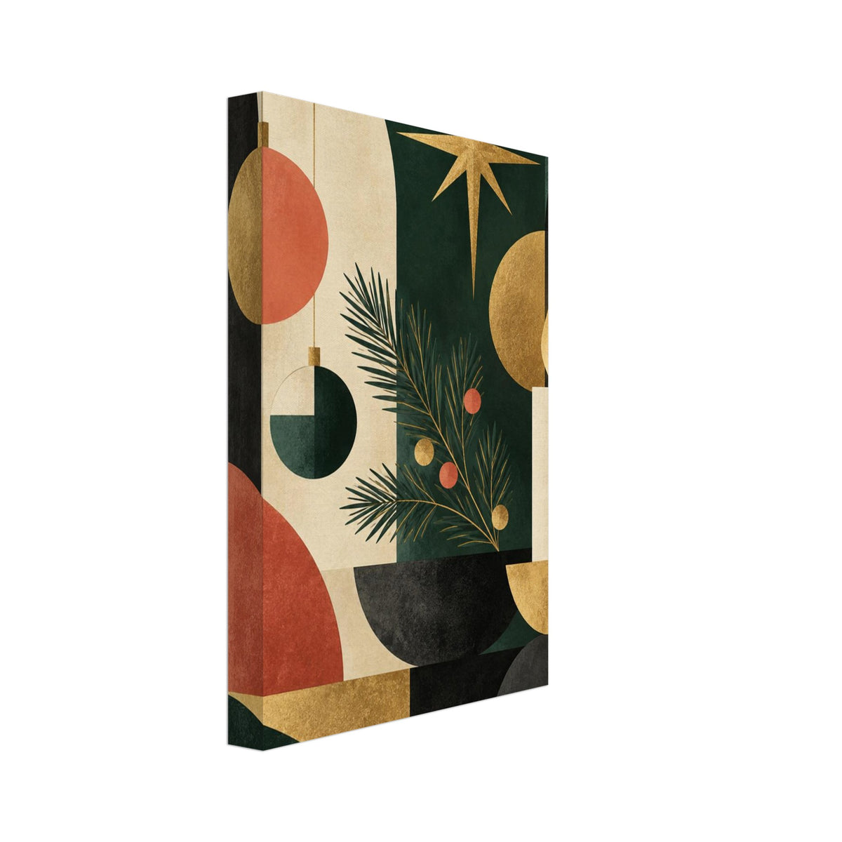 Original Abstract Composition in Soft Light X Art Print – Canvas