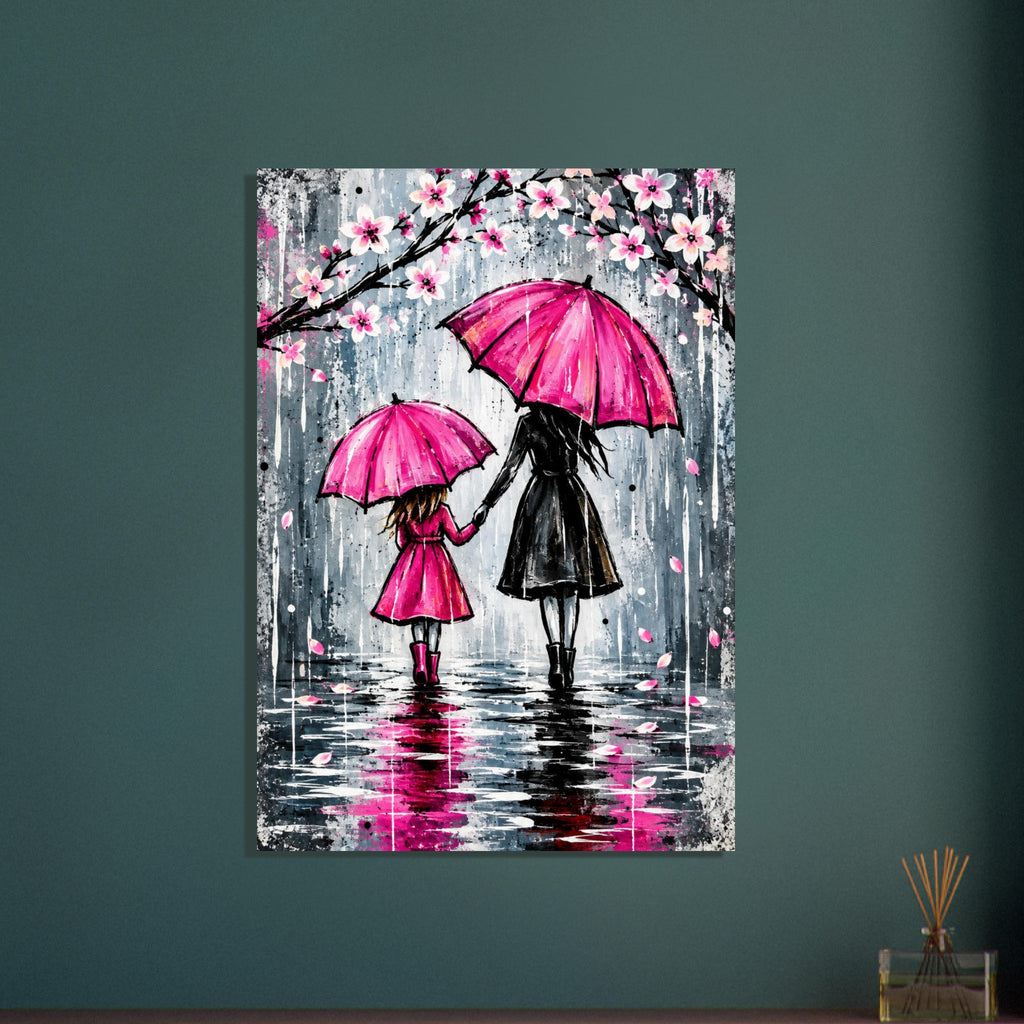 original abstract composition art print for the living room, soft painterly artwork on matte paper