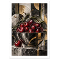 original abstract composition art print for the living room, soft painterly artwork on matte paper