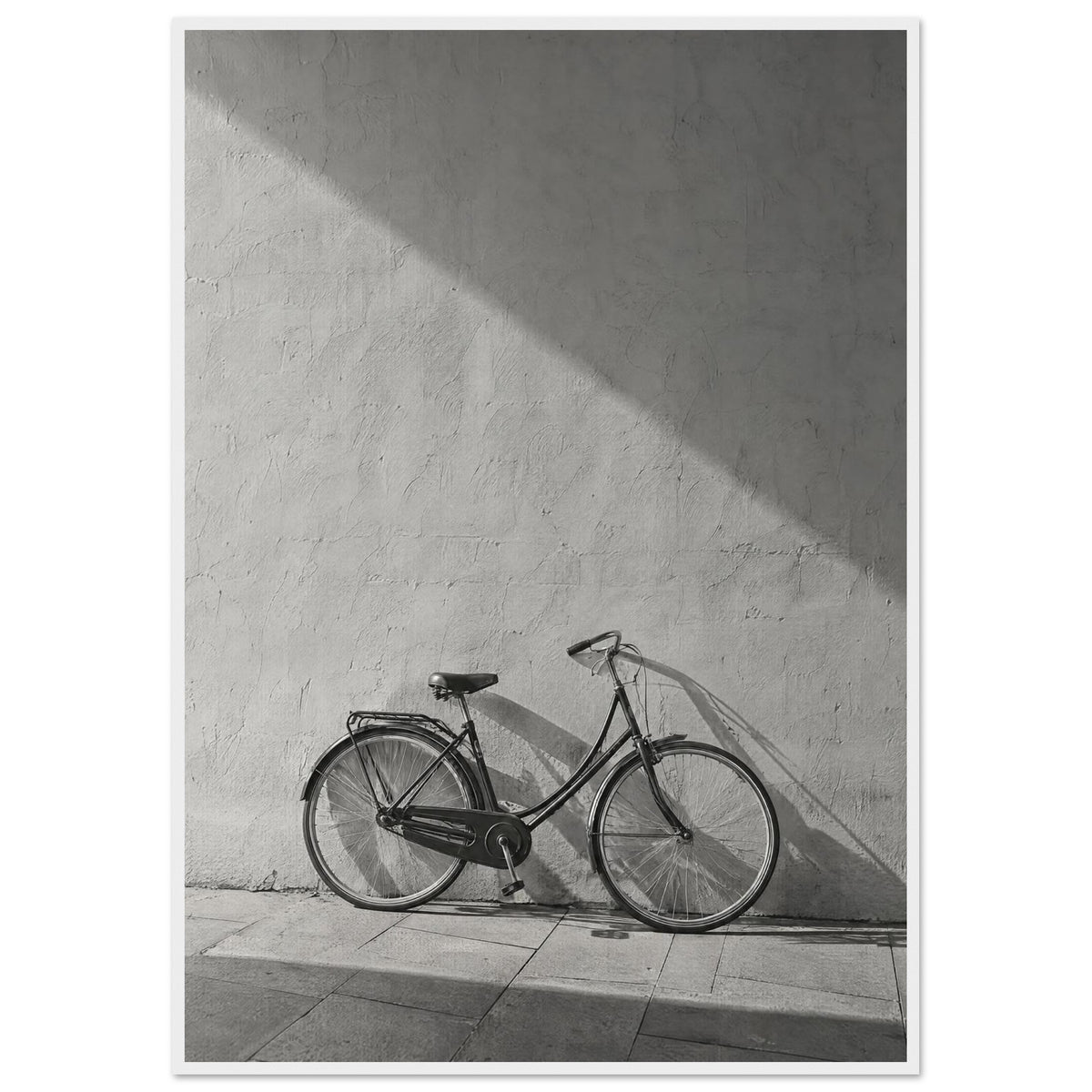 Bicycle Black And White Art Print – Framed