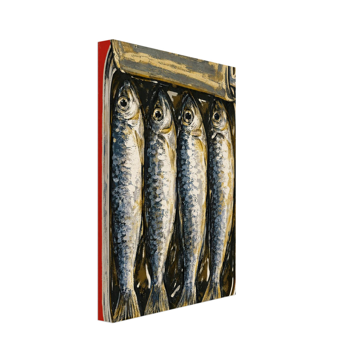 Sardine Tin Retro Art Print – Canvas