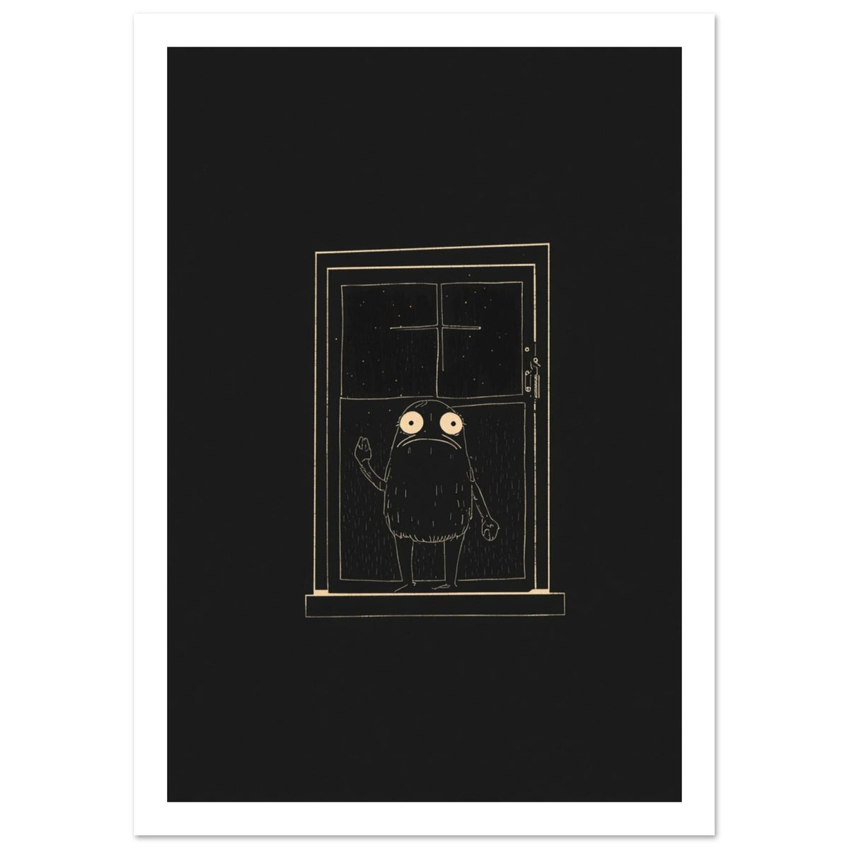 original abstract composition art print for the living room, soft painterly artwork on matte paper