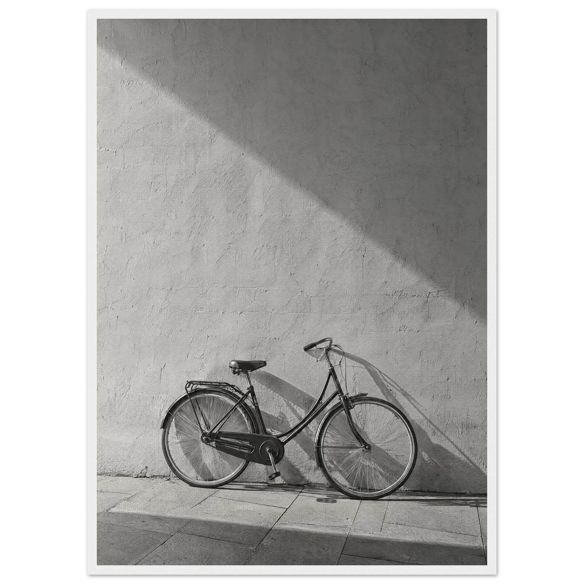 Bicycle Black And White Art Print – Framed