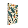 parrot art print for the living room, soft painterly artwork on matte paper