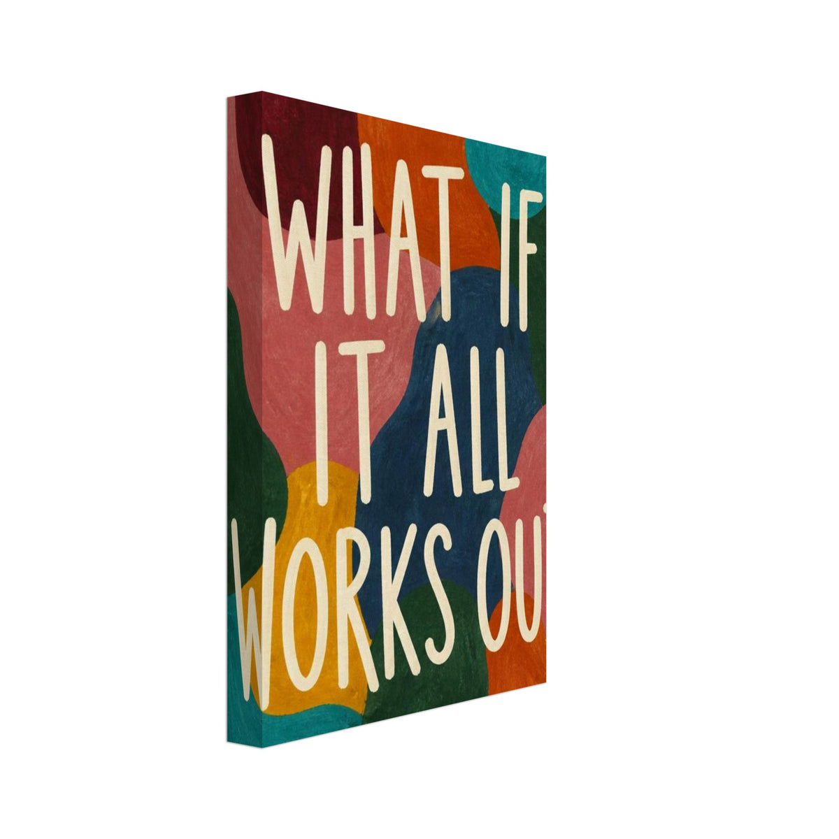 What If It All Works Out Poster – Canvas