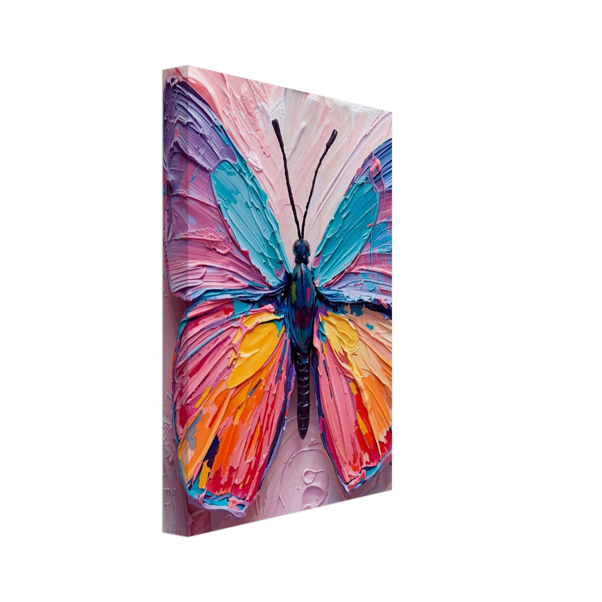 butterfly art print for the bedroom, soft painterly artwork on matte paper
