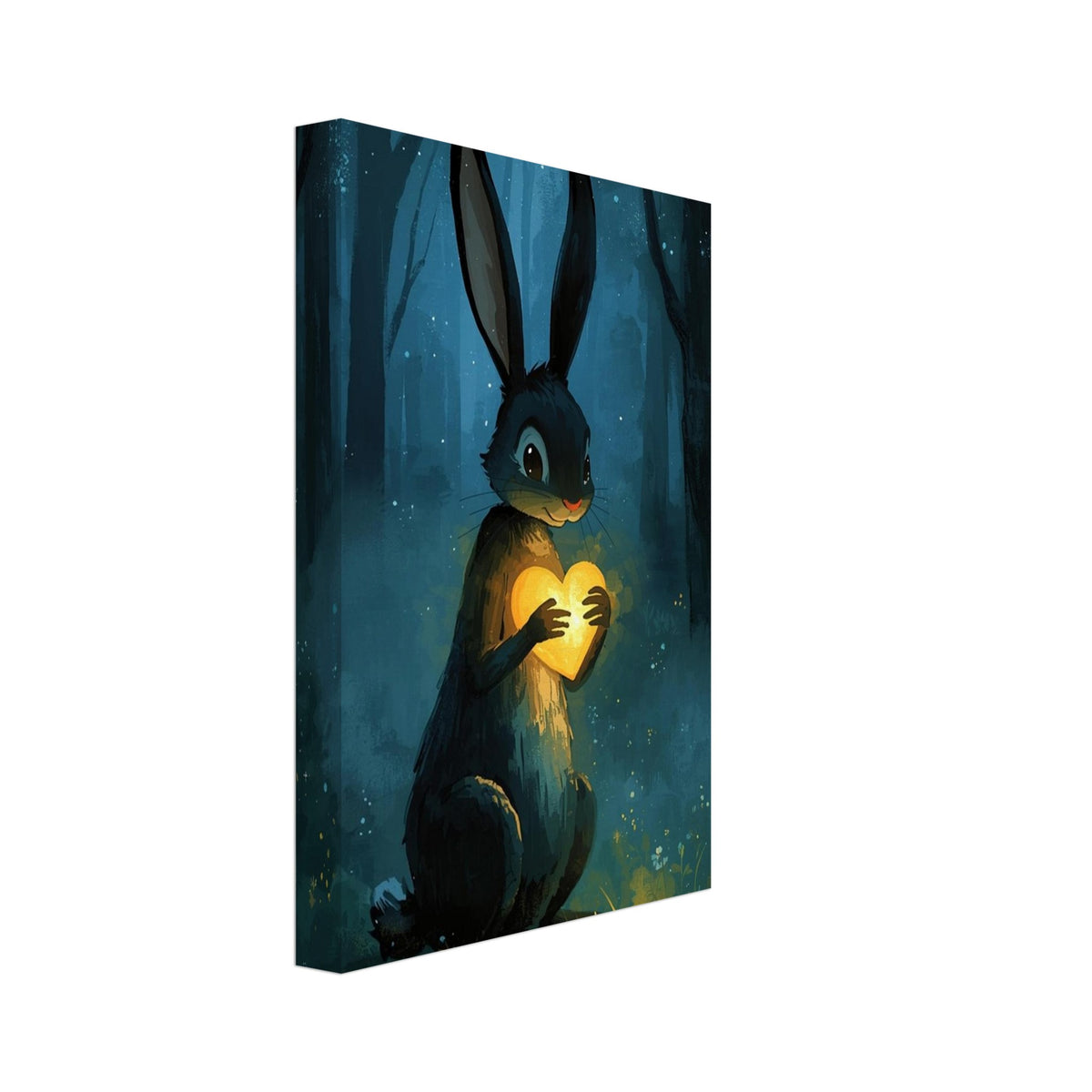 Rabbit in Soft Light Art Print – Canvas