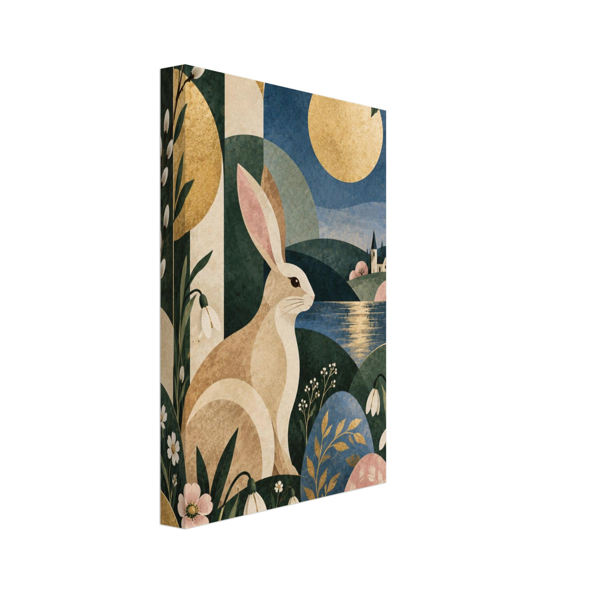 The Gentle Original Abstract Composition VI Art Print – Canvas