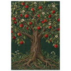 Apple Tree Embroidery Style Art Print