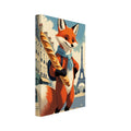 fox art print for the nursery, soft painterly artwork on matte paper