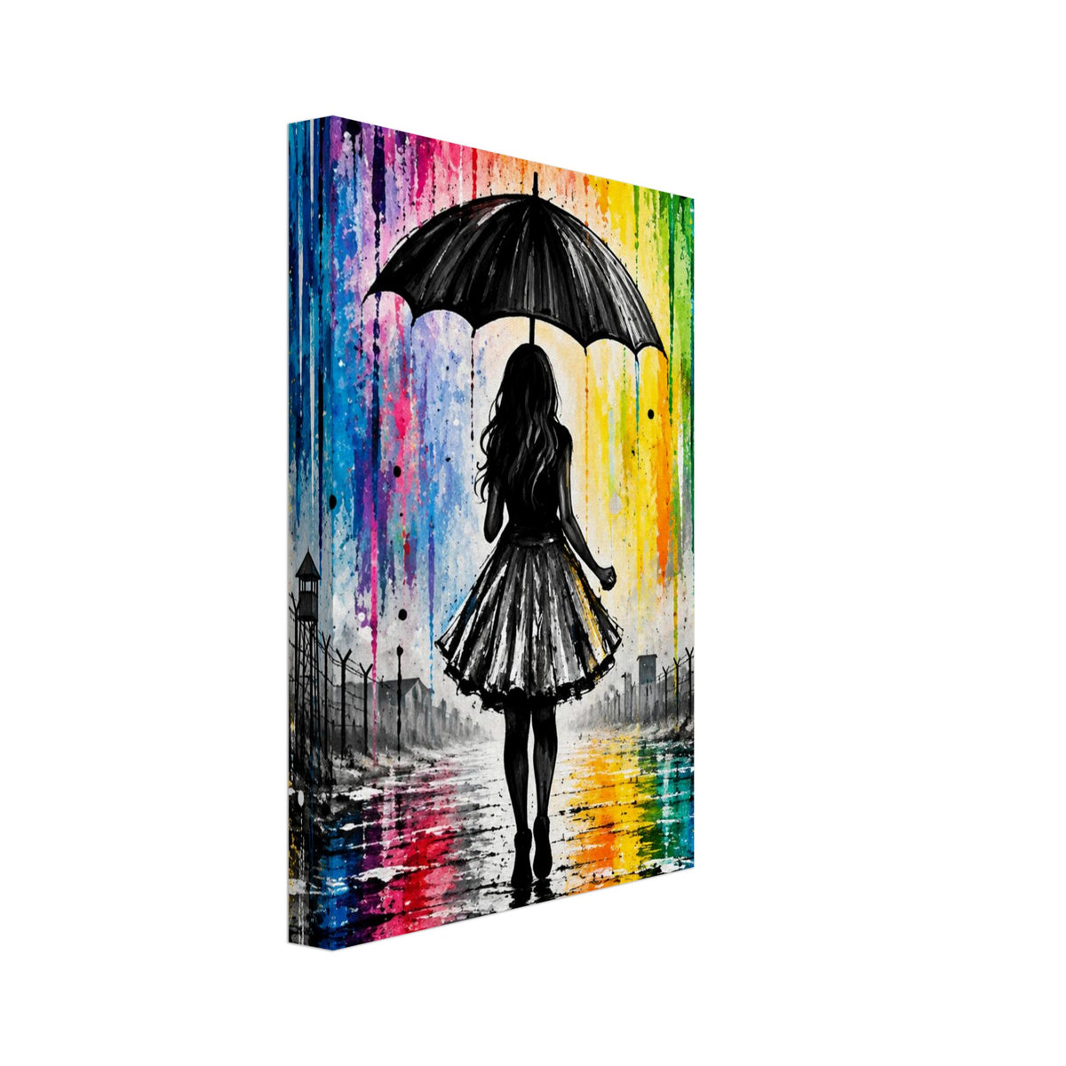 Original Abstract Composition Study XI Fine Art Print – Canvas