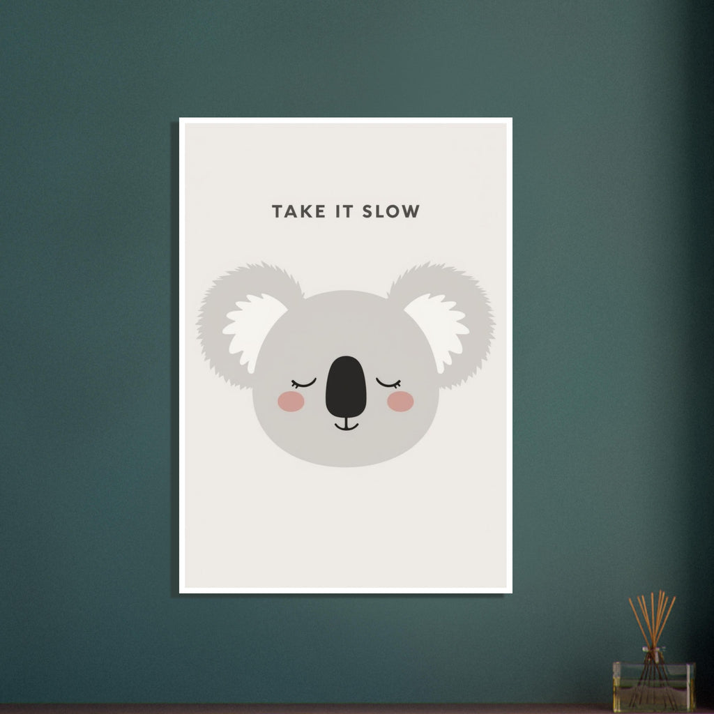 wild animal art print for the living room, soft painterly artwork on matte paper