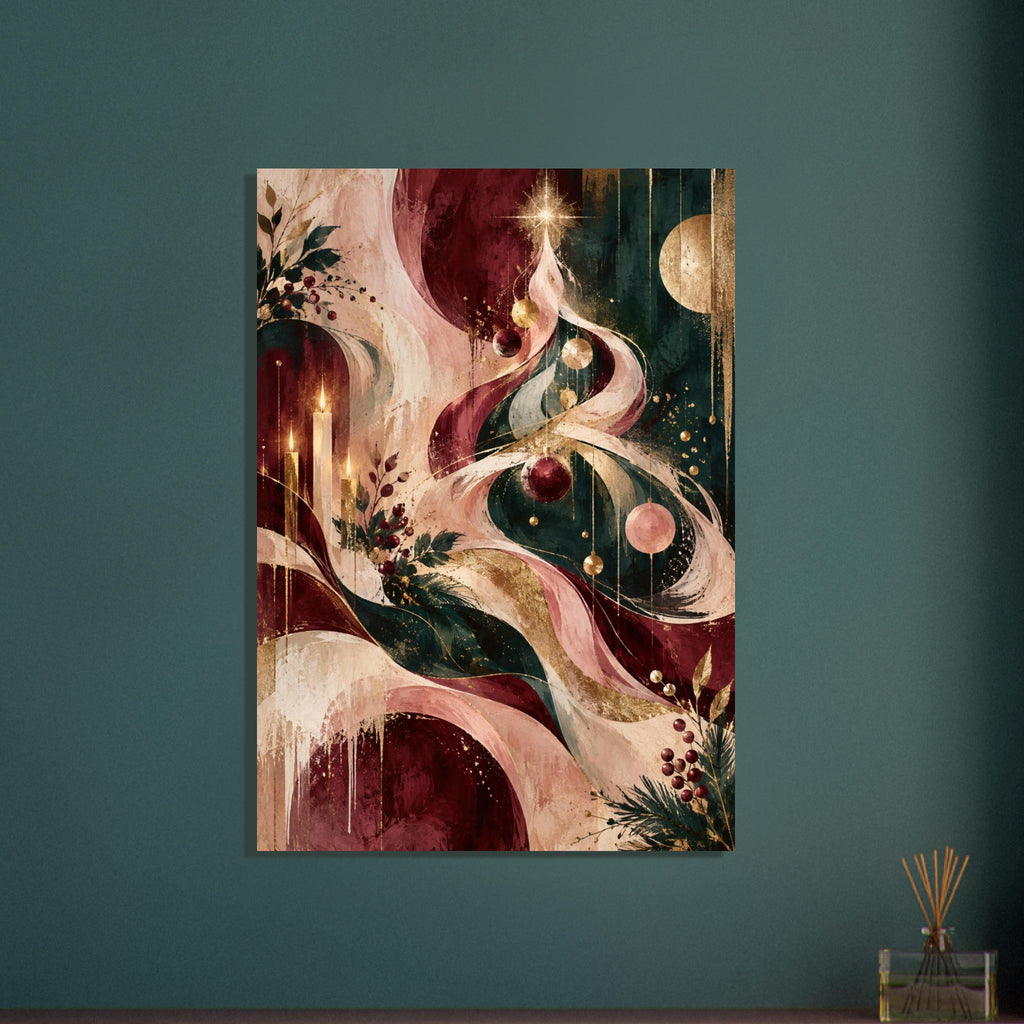original abstract composition art print for the living room, soft painterly artwork on matte paper