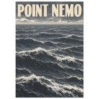Point Nemo Vintage Ocean Poster