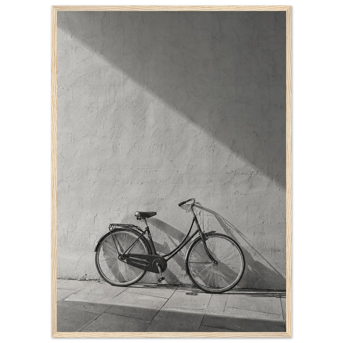 Bicycle Black And White Art Print – Framed