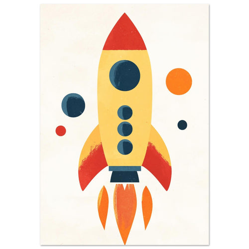 wild animal art print for the living room, soft painterly artwork on matte paper