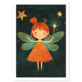 wild animal art print for the living room, soft painterly artwork on matte paper