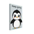 penguin art print for the nursery, soft painterly artwork on matte paper