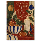 original abstract composition art print for the living room, soft painterly artwork on matte paper