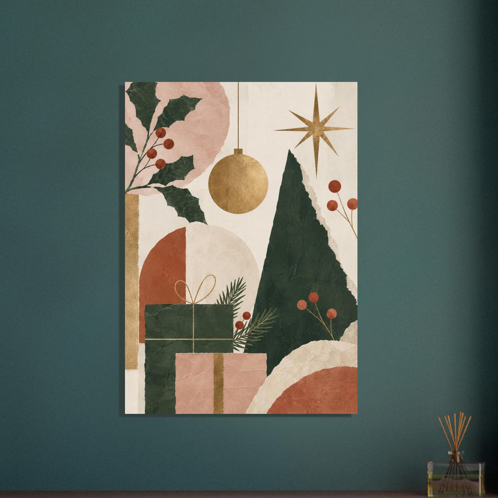 original abstract composition art print for the living room, soft painterly artwork on matte paper