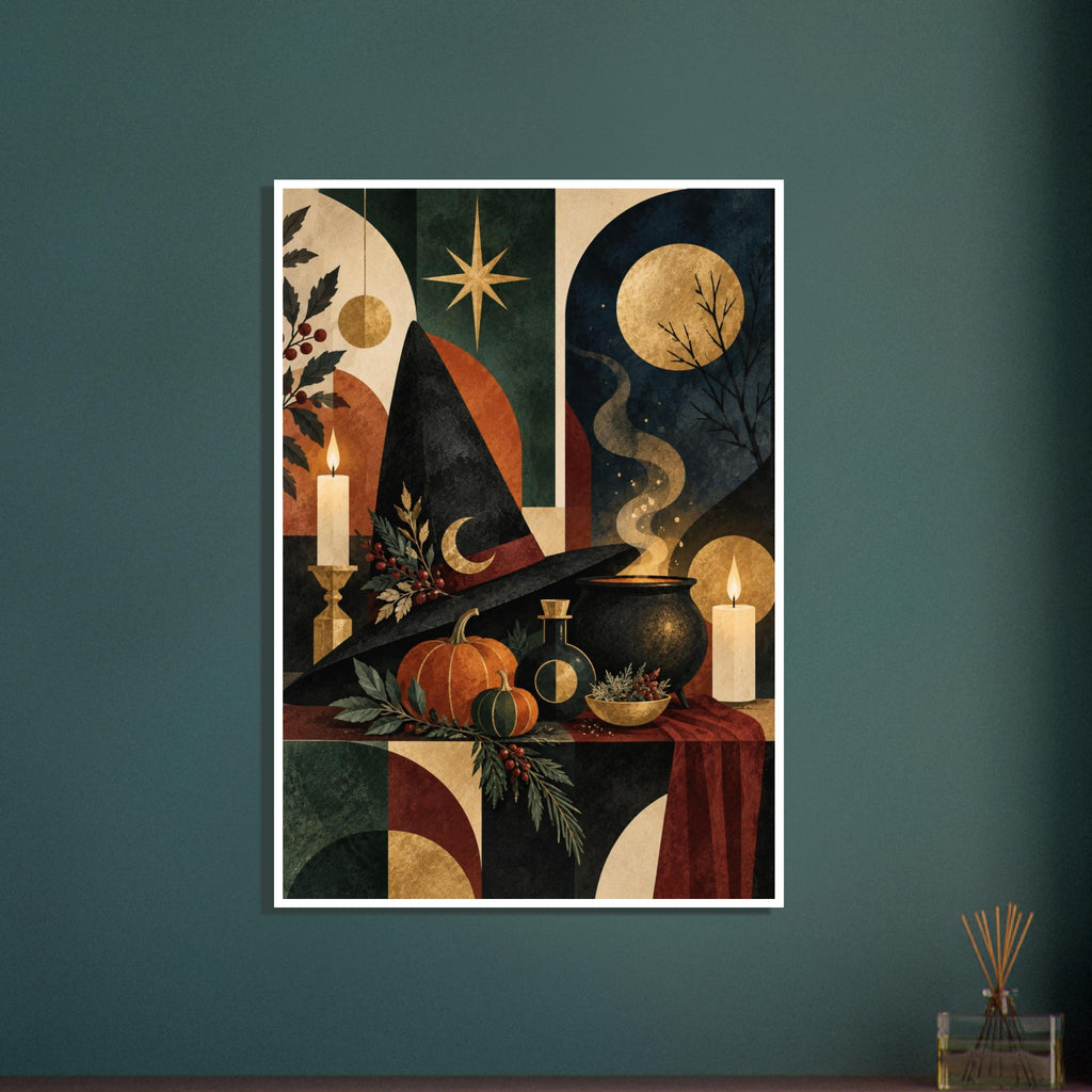 original abstract composition art print for the living room, soft painterly artwork on matte paper