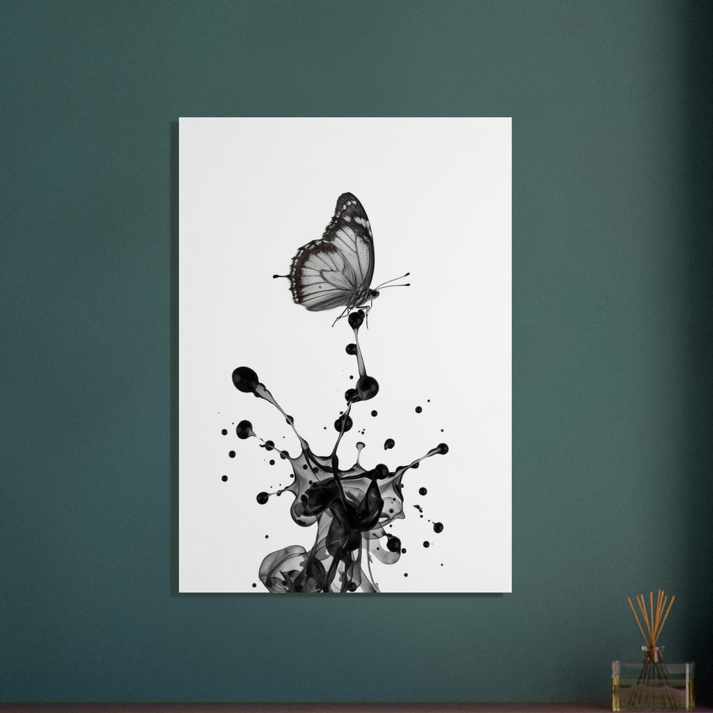 The Gentle Butterfly wall art print by Printavelle – close-up