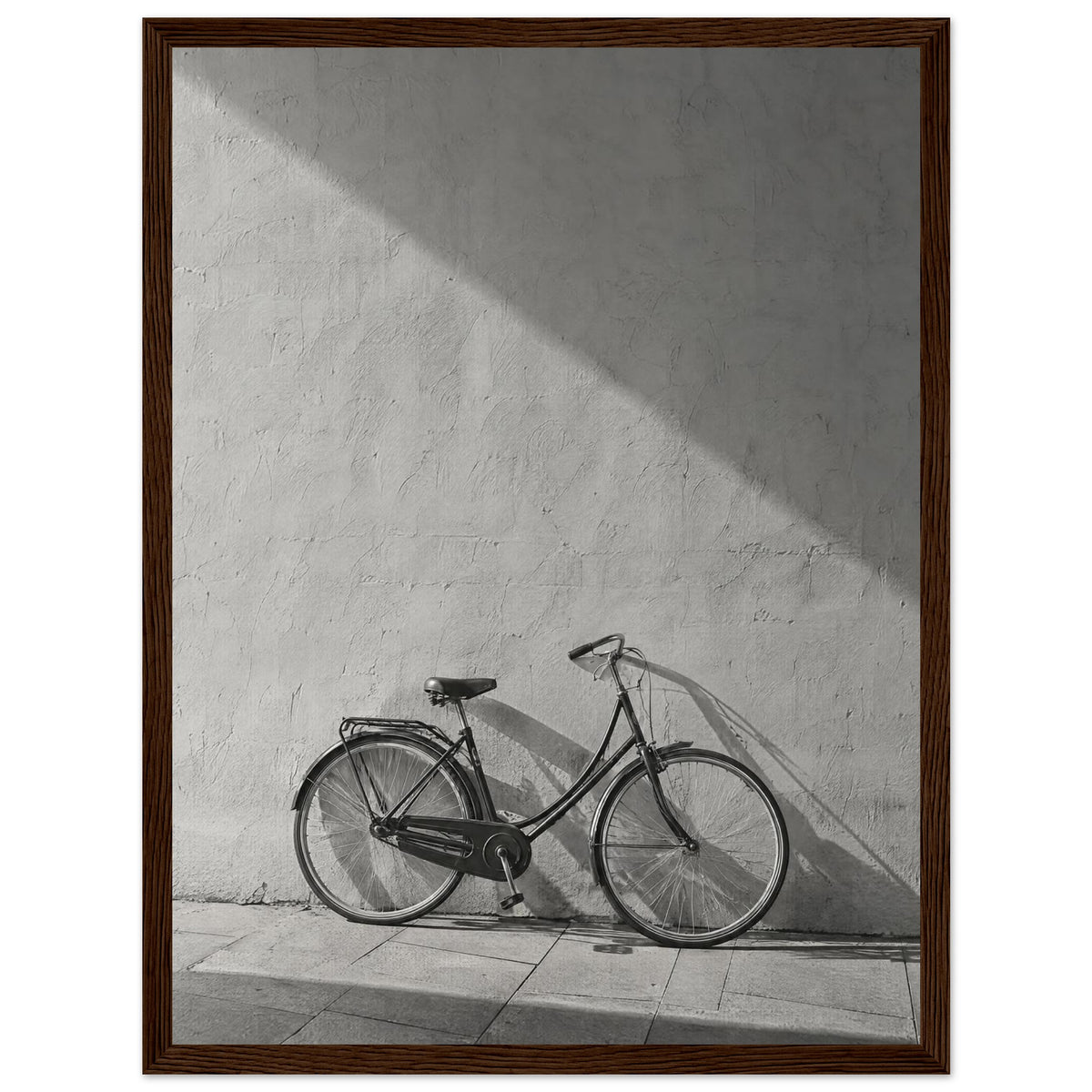 Bicycle Black And White Art Print – Framed