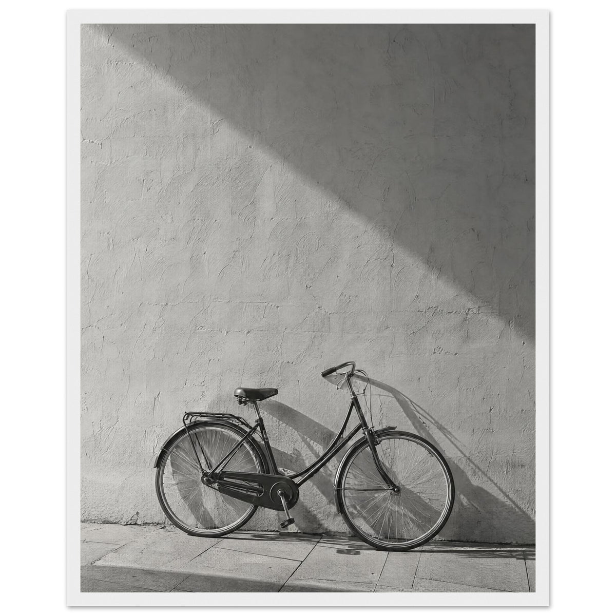 Bicycle Black And White Art Print – Framed