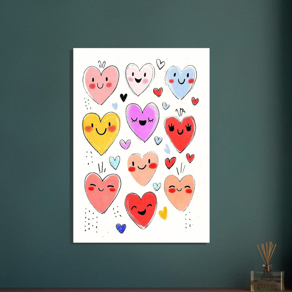wild animal art print for the living room, soft painterly artwork on matte paper