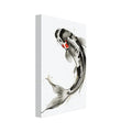 koi fish art print for the bathroom, soft painterly artwork on matte paper