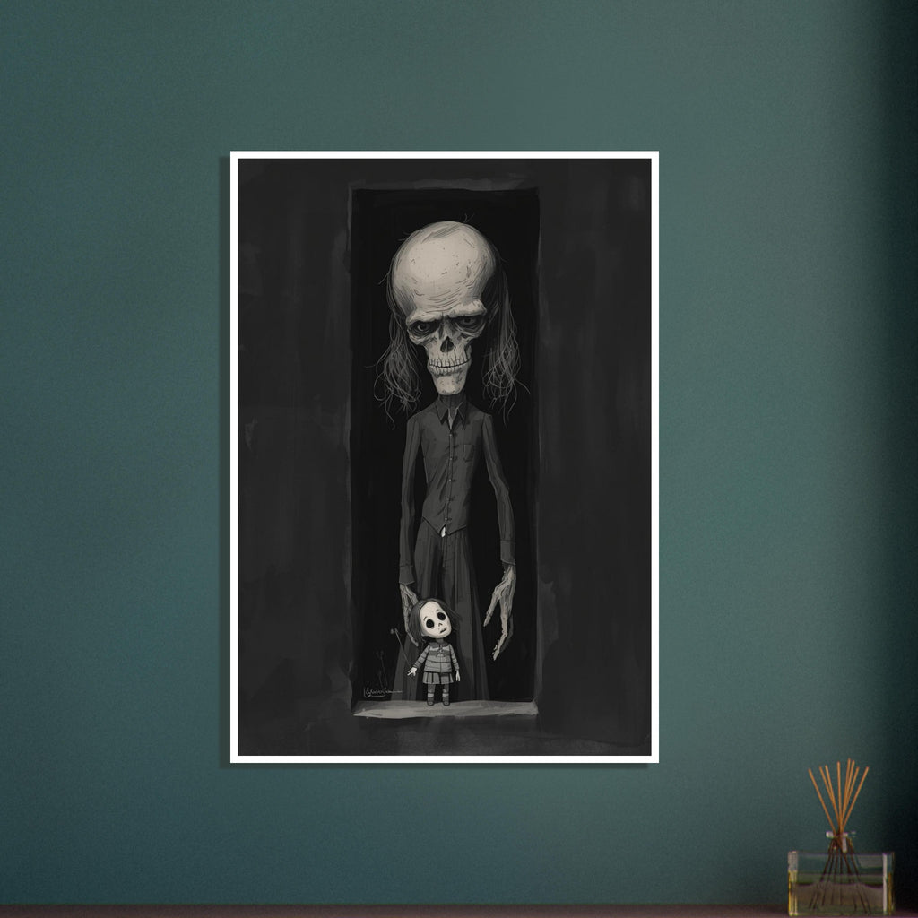 original abstract composition art print for the living room, soft painterly artwork on matte paper