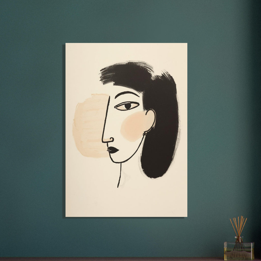 ja för just den här art print for the living room, soft painterly artwork on matte paper
