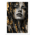 original abstract composition art print for the living room, soft painterly artwork on matte paper