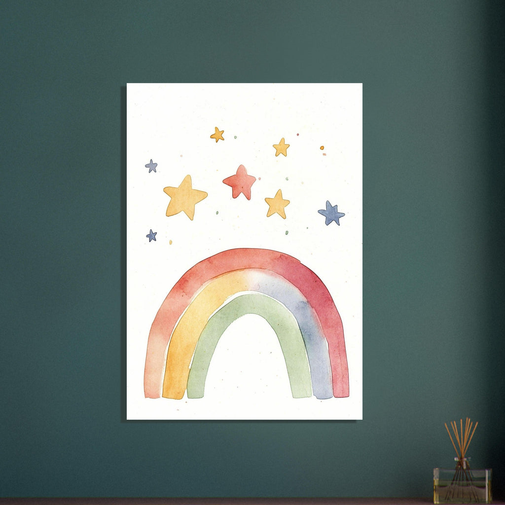 wild animal art print for the living room, soft painterly artwork on matte paper