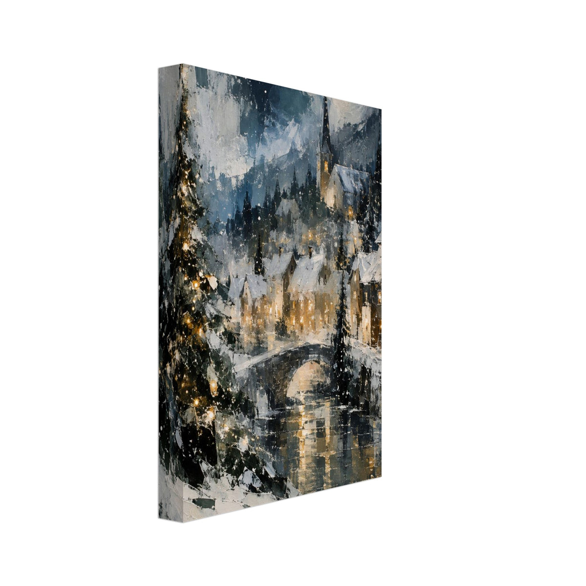 Original Abstract Composition Portrait X Art Print – Canvas